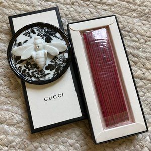 Authentic Gucci Incense Holder & Incense Set